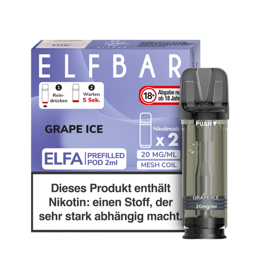 Elfbar Pods Grape Ice (10x2er)