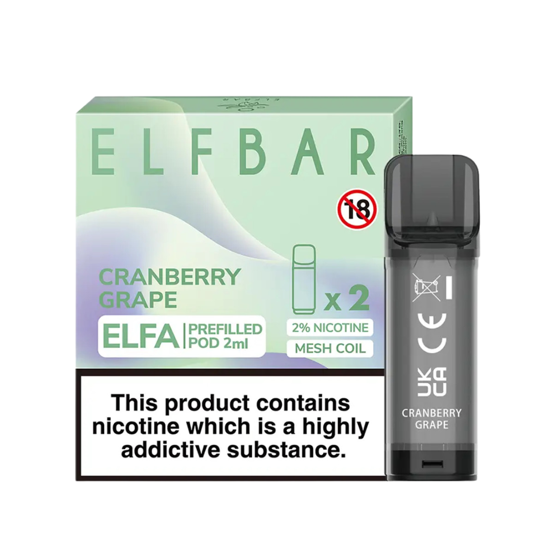 Elfbar Pods Cranberry Grape (10x2er)