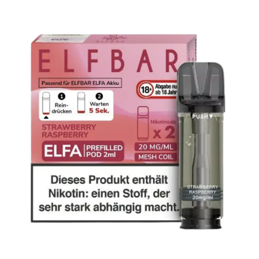 Elfbar Pods Strawberry Raspberry (10x2er)
