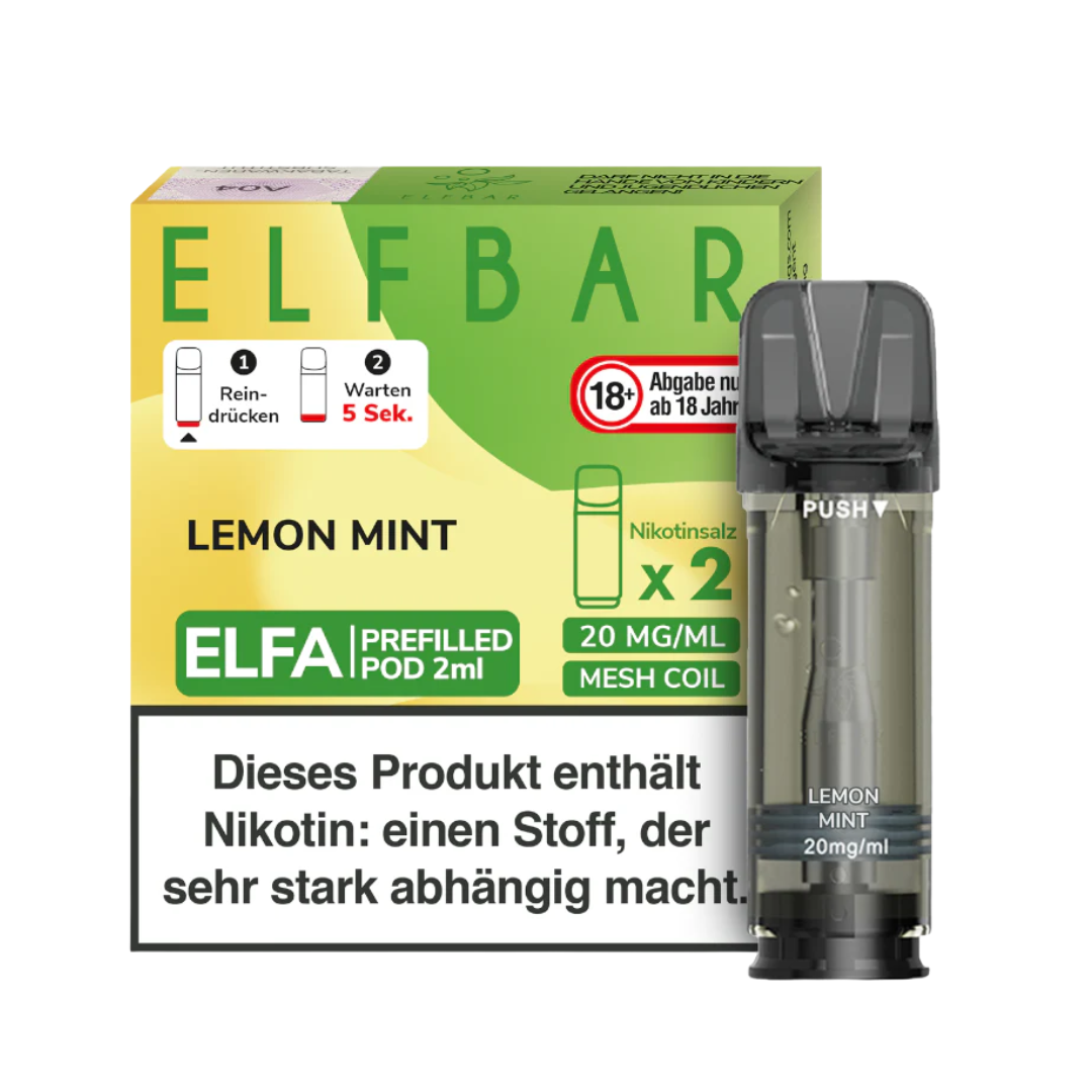 Elfbar Pods Lemon Mint (10x2er)